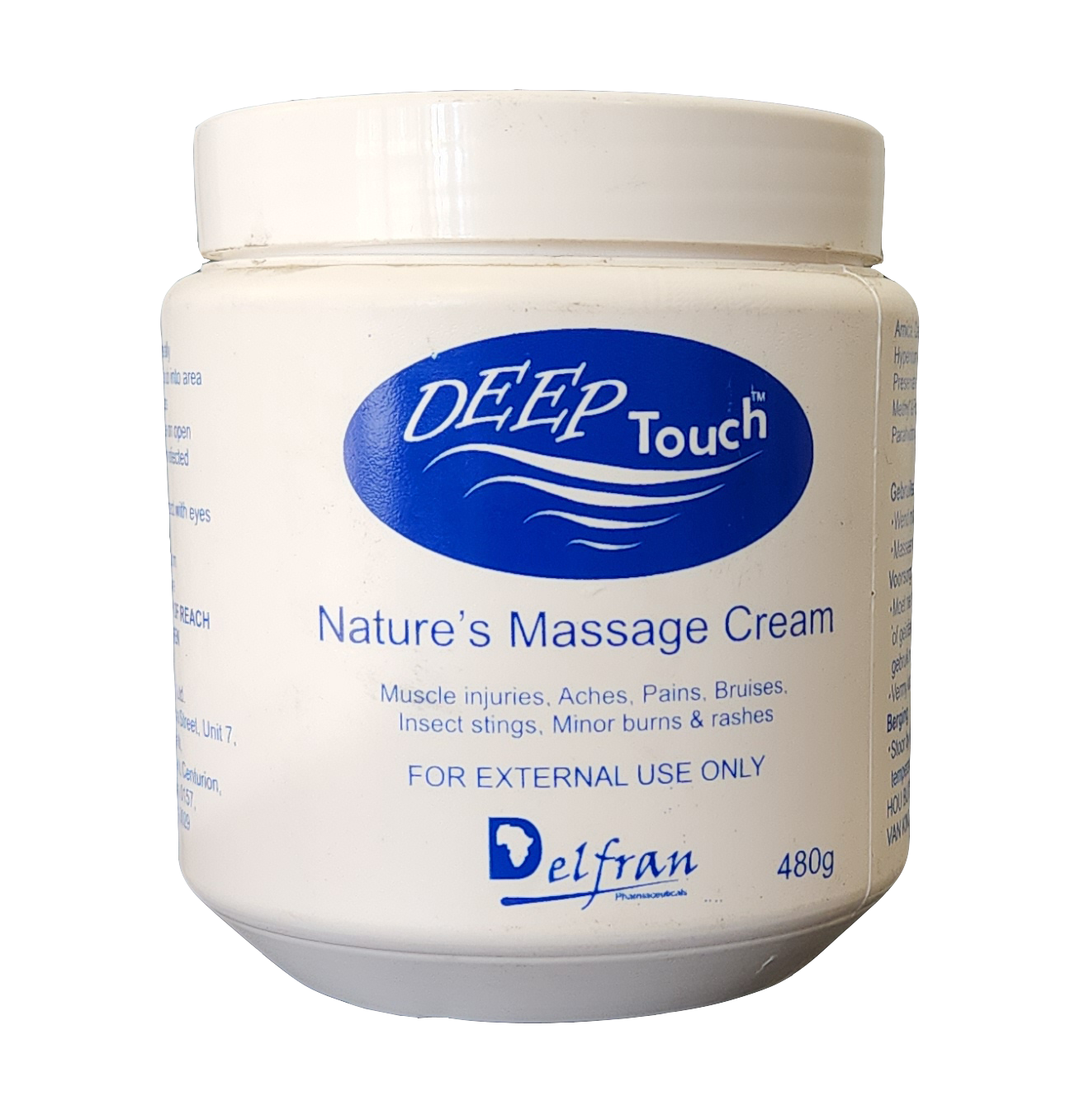 Massage Cream 480g Mediotronics Physical Medicine PTY LTD   Deep Touch Massage Cream 