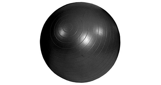 Black BodyWorx Anti-Burst Gym Ball - Dynamo Fitness Equipment